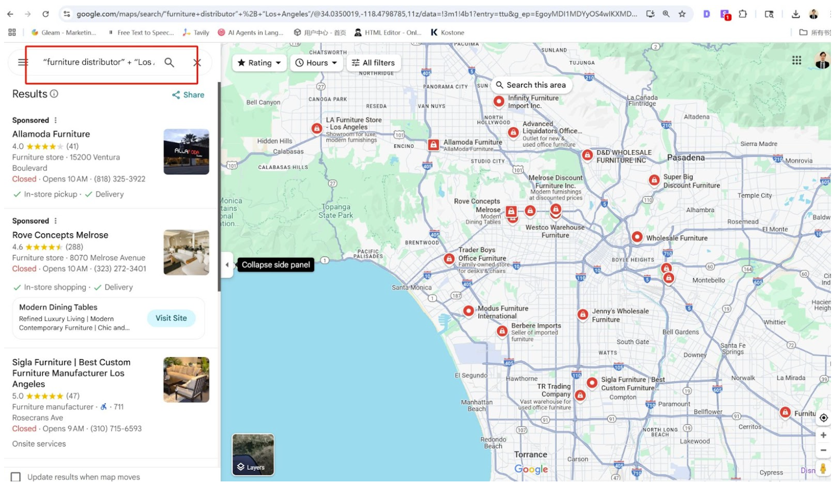 Google 地图不只是导航工具，它其实是全球最完整的企业信息数据库之一，特别适合寻找中小型本地企业、分销商、零售商、服务供应商。对外贸公司来讲，这是一个非常重要的国外客户开发渠道。