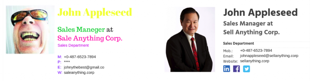 您信任与这两者中的哪一个做生意？