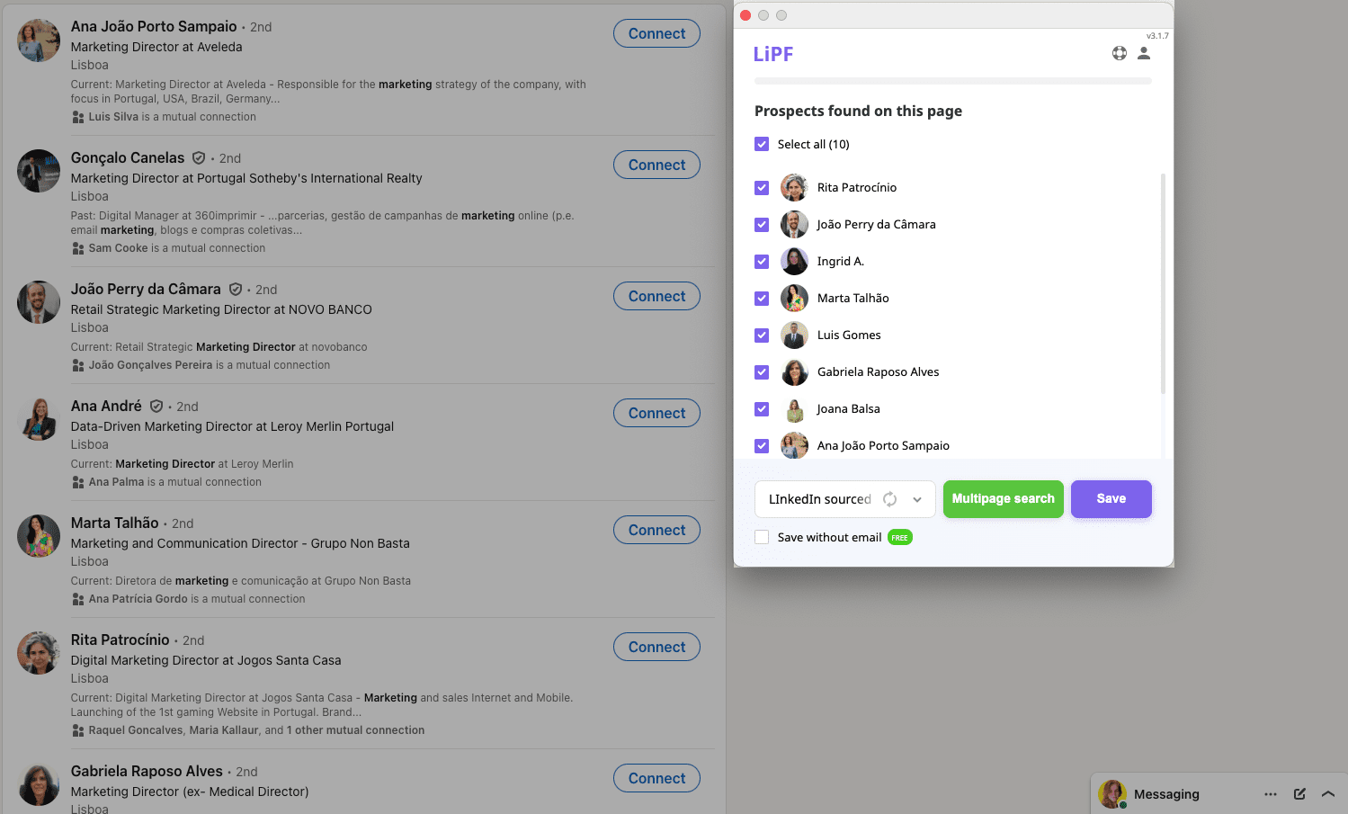 Snov.io 的领英客户开发工具