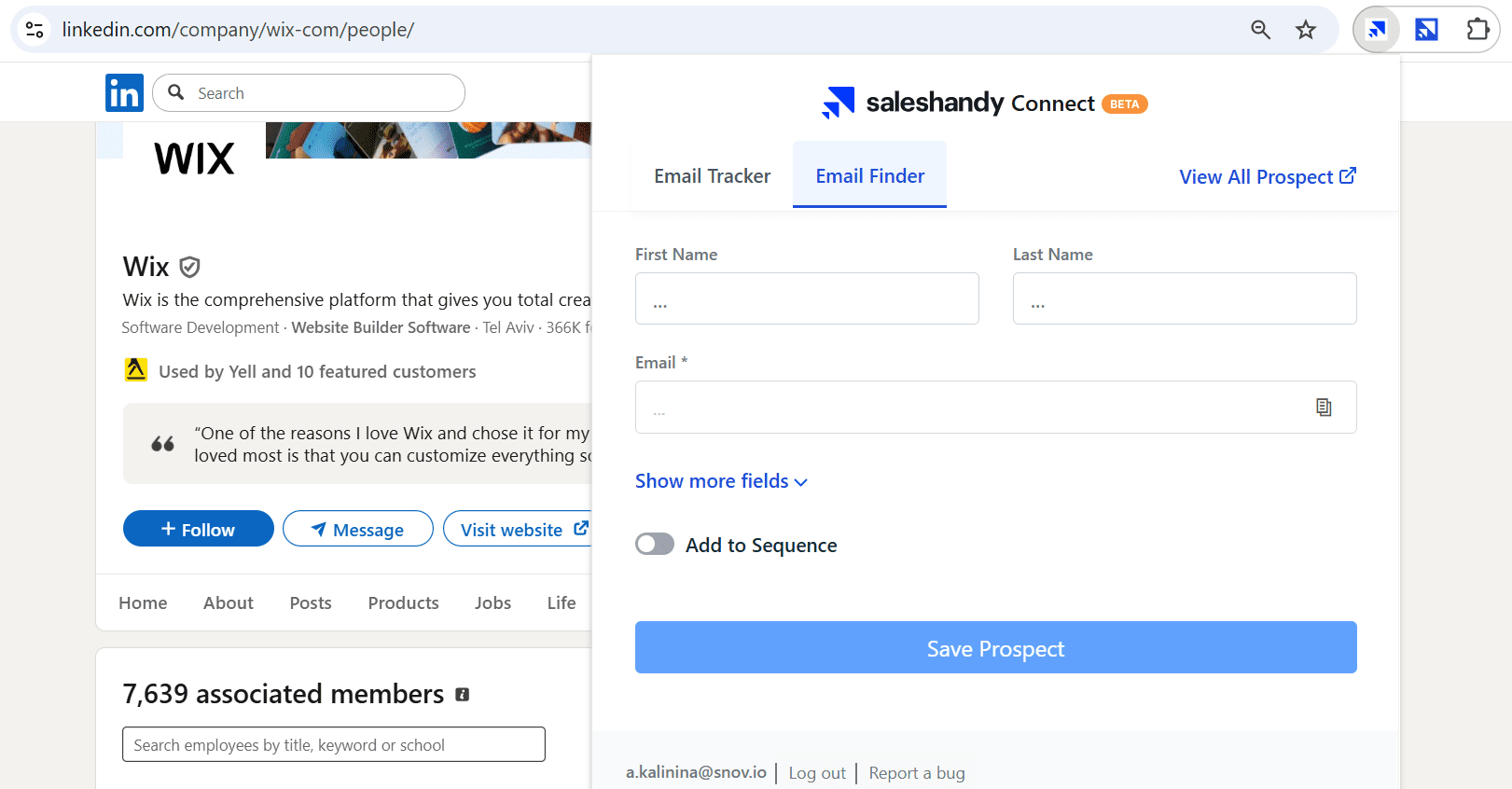 最适合：已经使用 Saleshandy 进行陌生拜访，并且需要在同一工作流程中进行 LinkedIn 客户开发的 B2B 销售团队、小型企业和初创公司。