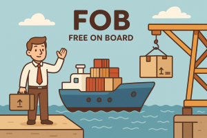 FOB（Free On Board，船上交货） 是国际贸易术语解释通则（Incoterms®）中专门用于水路运输的一种交货方式。