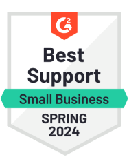 G2 Best support small business SPRING 2024