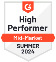 Award: High performer Mid market summer 2024