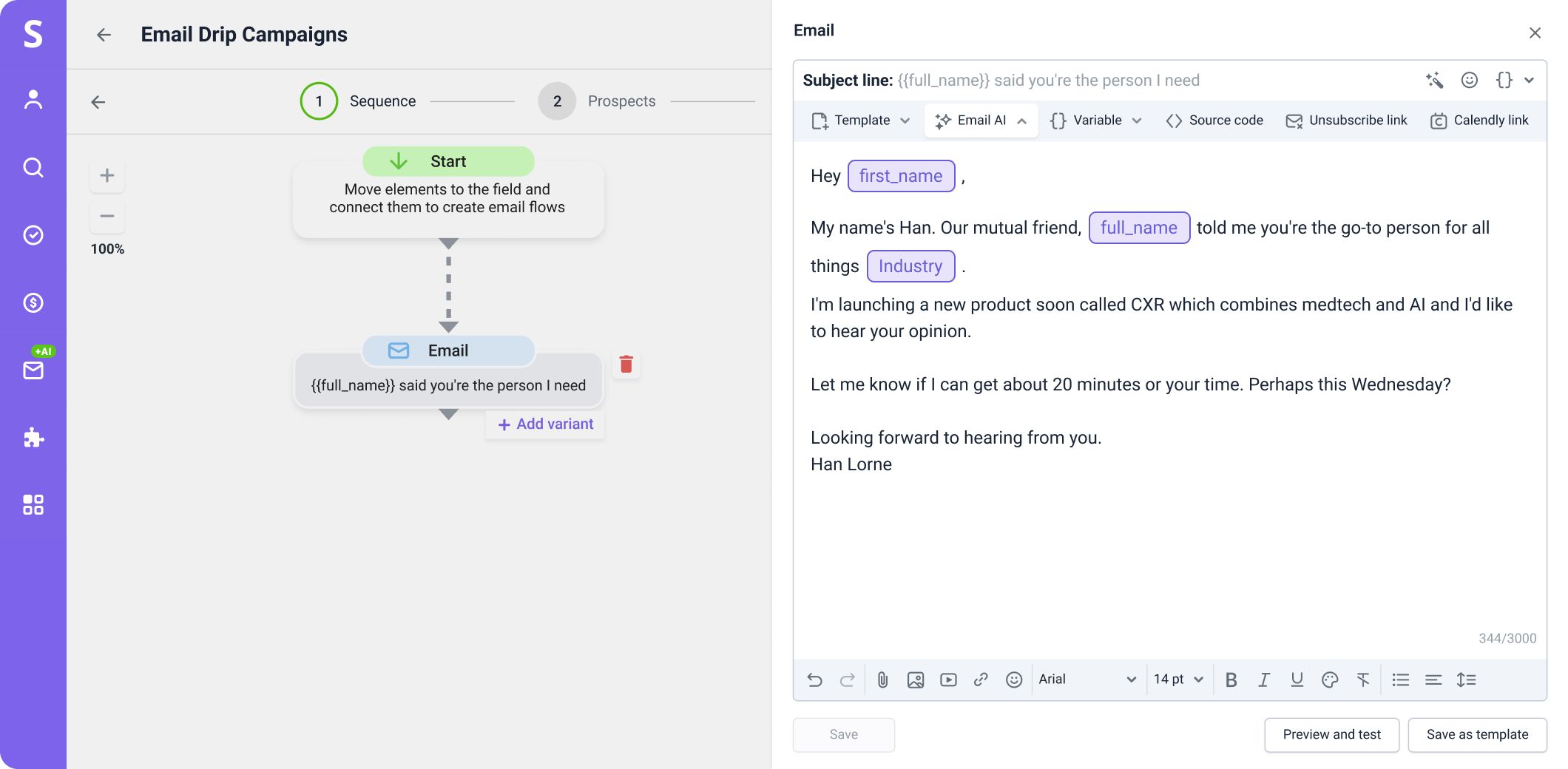 AI 邮件撰写工具