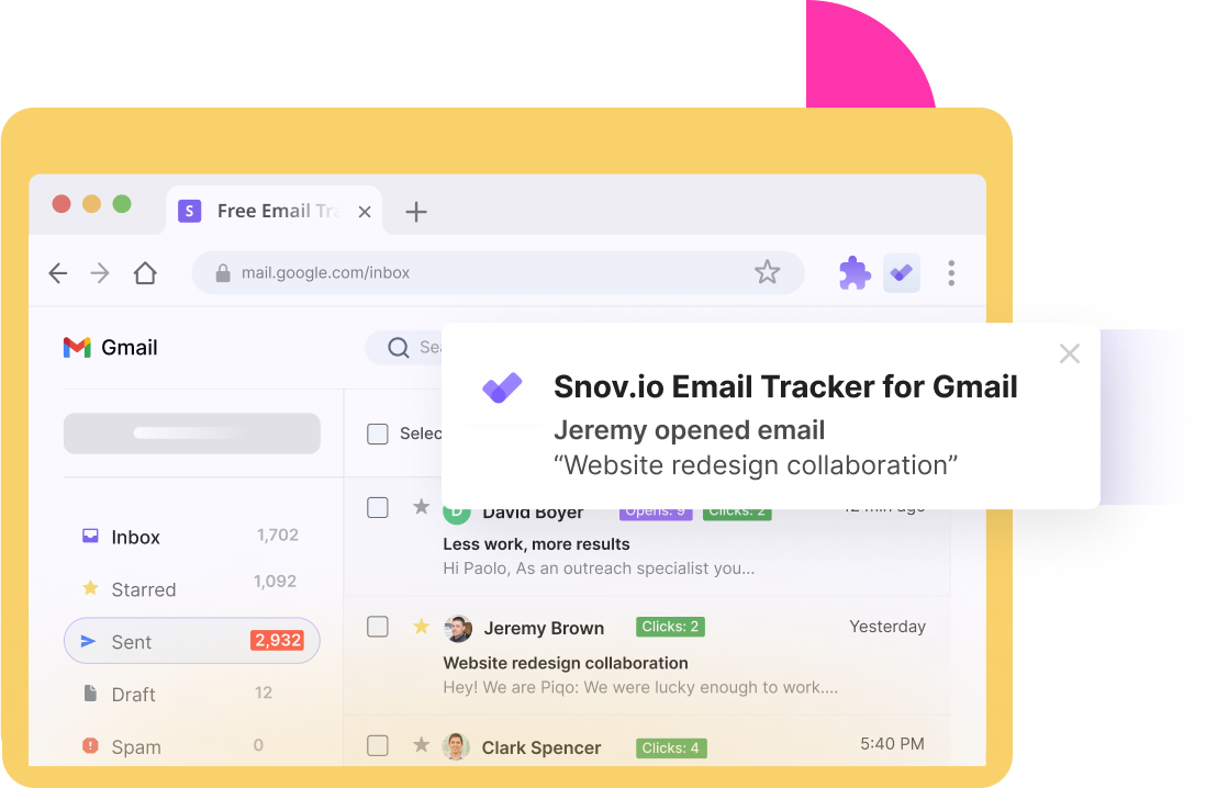 Gmail 实时桌面通知